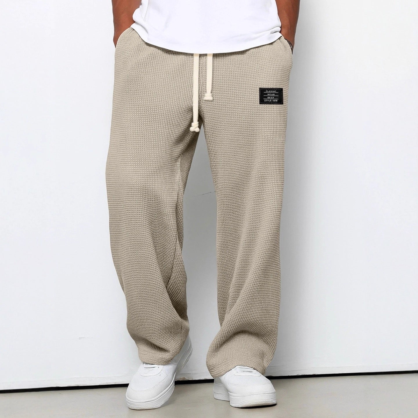 Christopher | Men Wide Adjustable Waist Trousers