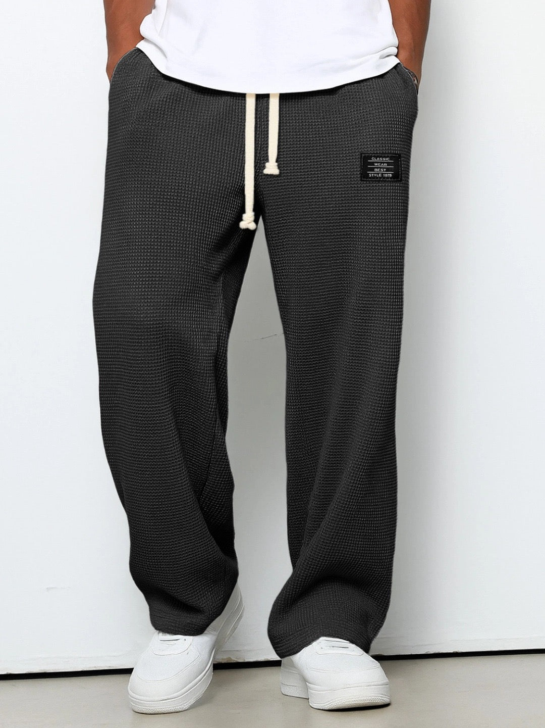 Christopher | Men Wide Adjustable Waist Trousers