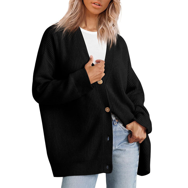Julia | Women Classic Knit Button Cardigan