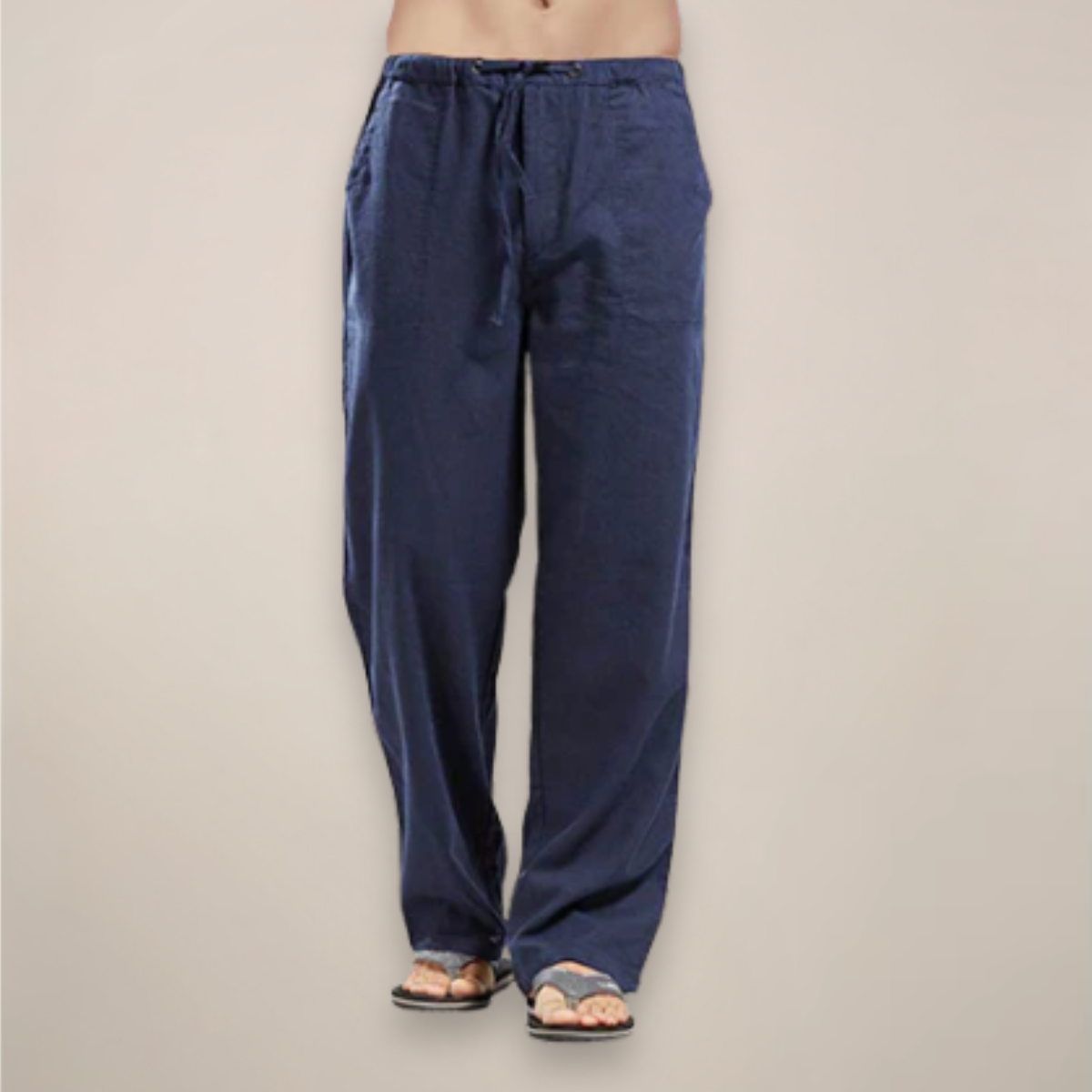 David | Men’s Relaxed Fit Drawstring Pants Casual