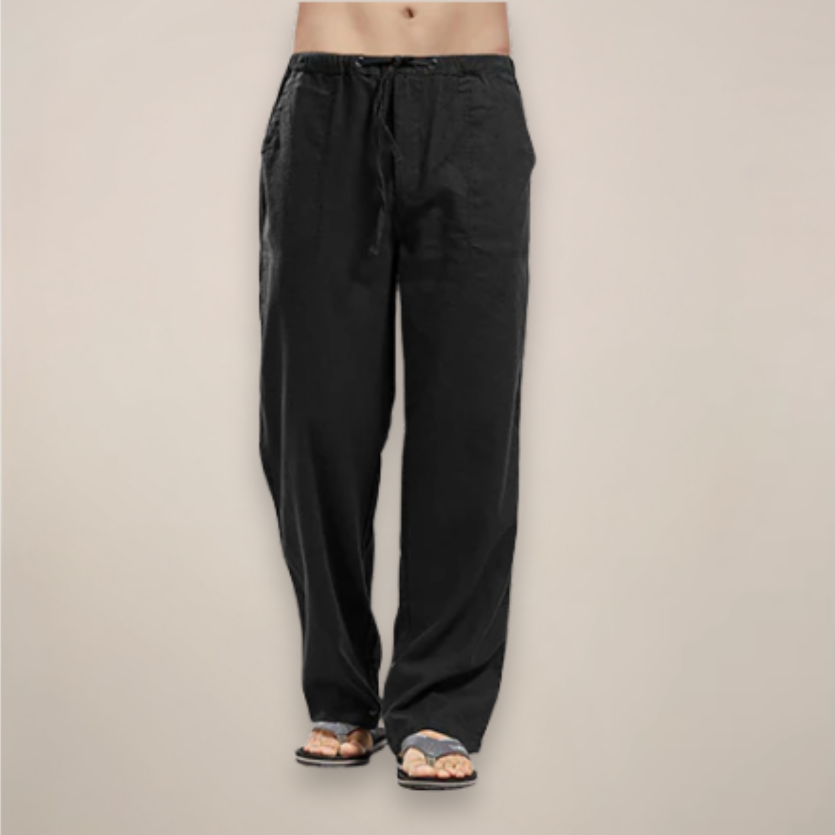 David | Men’s Relaxed Fit Drawstring Pants Casual