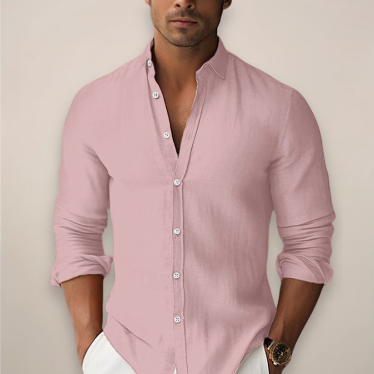 Chris | Men’s Casual Button Up Summer Shirt
