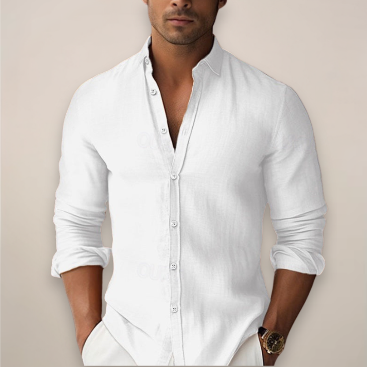 Chris | Men’s Casual Button Up Summer Shirt