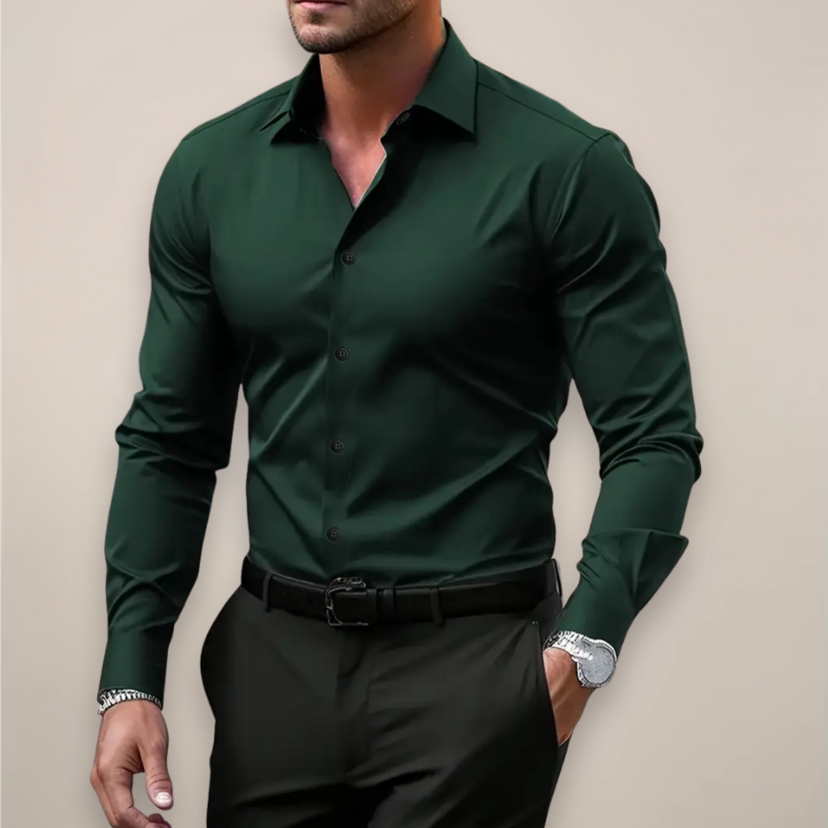 Lucas | Men’s Long Sleeve Smart Style Shirt
