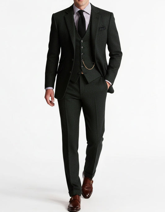 Theo | Men’s Winter Three Piece Tailored Suit Set