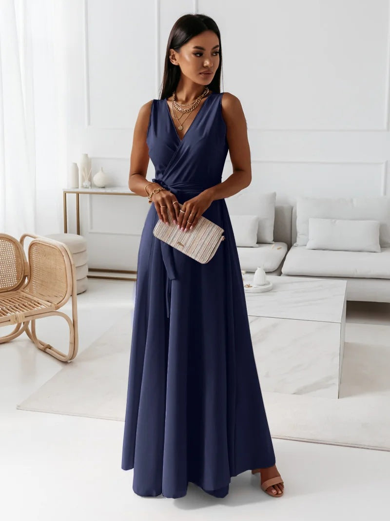 Jessica | Women Wedding Guest Wrap Maxi Dress