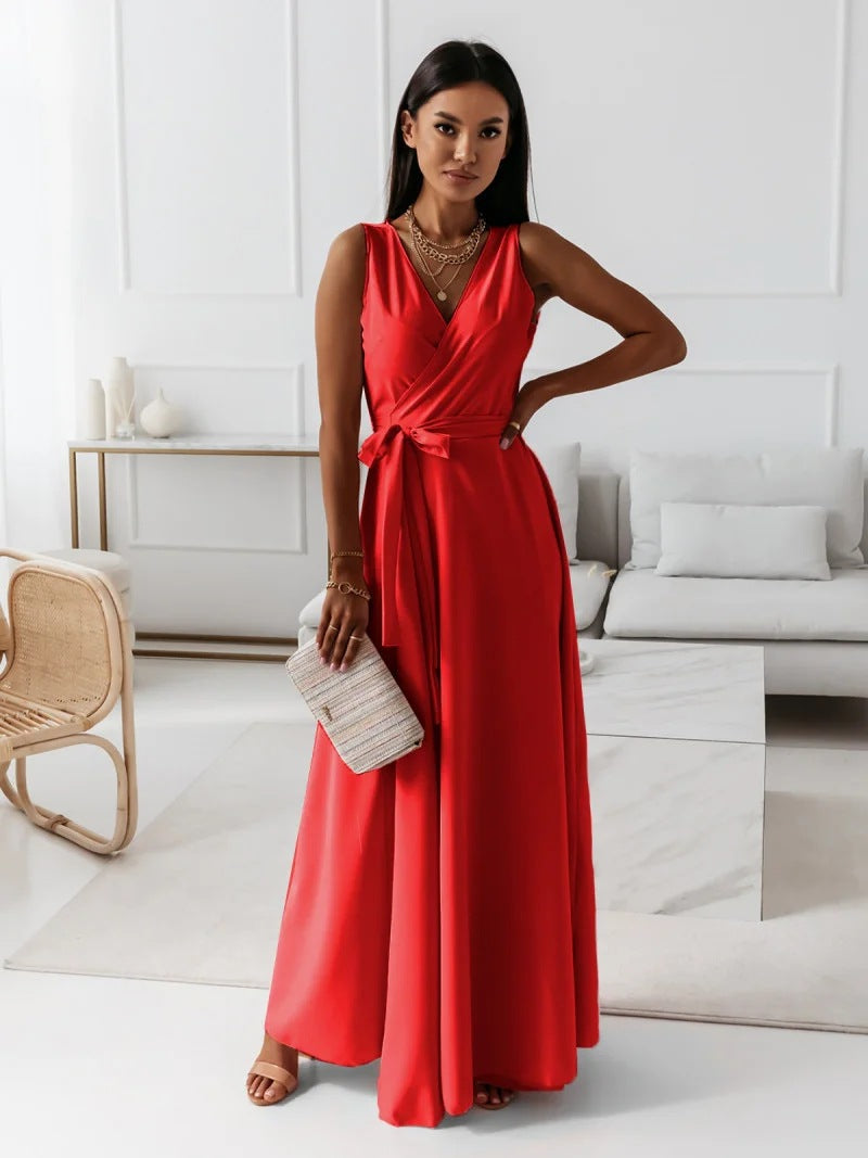 Emily | Women Wedding Guest Elegant Wrap Maxi Dress
