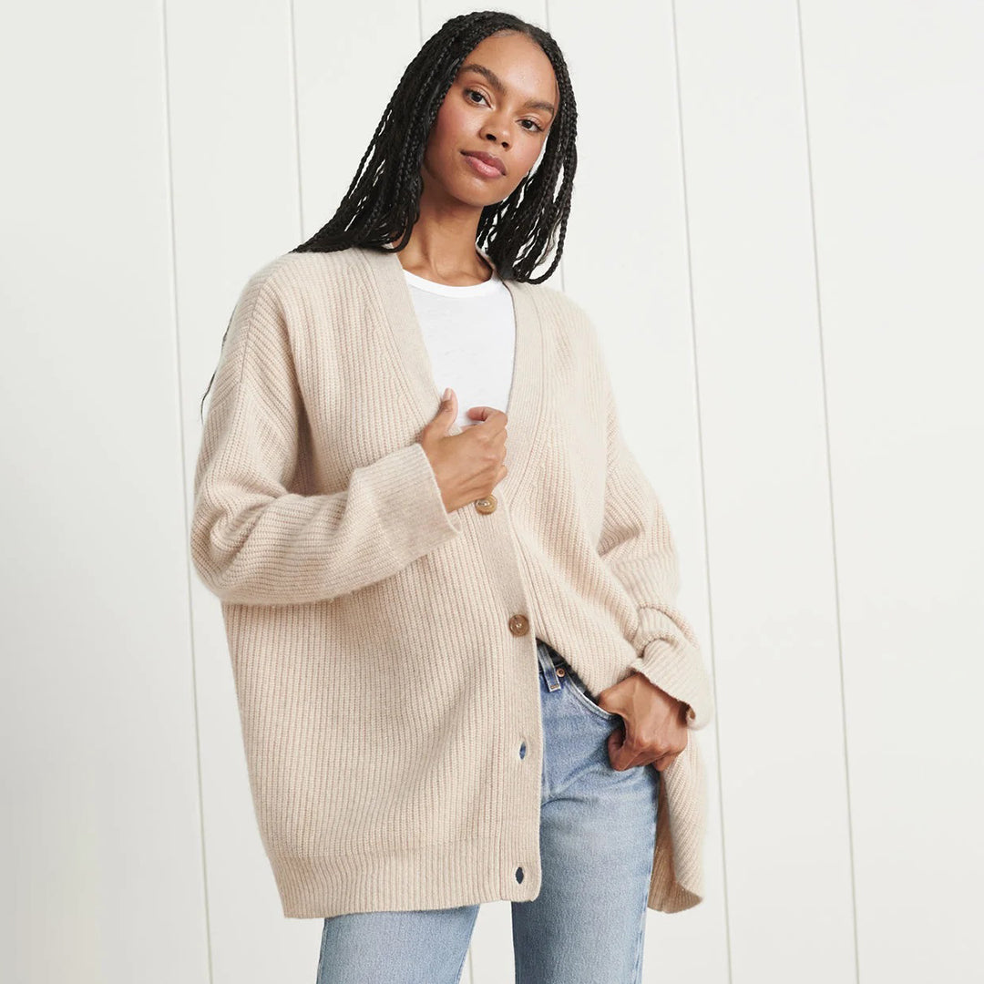 Julia | Women Classic Knit Button Cardigan