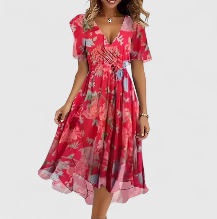 Stella | Women Elegant Floral Mini Dress