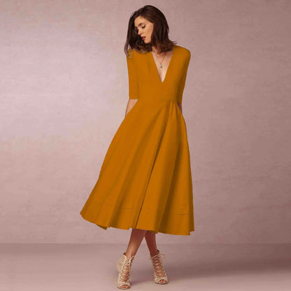 Amelia | Women Ivoire Midi Dress Fitted Elegant Cut