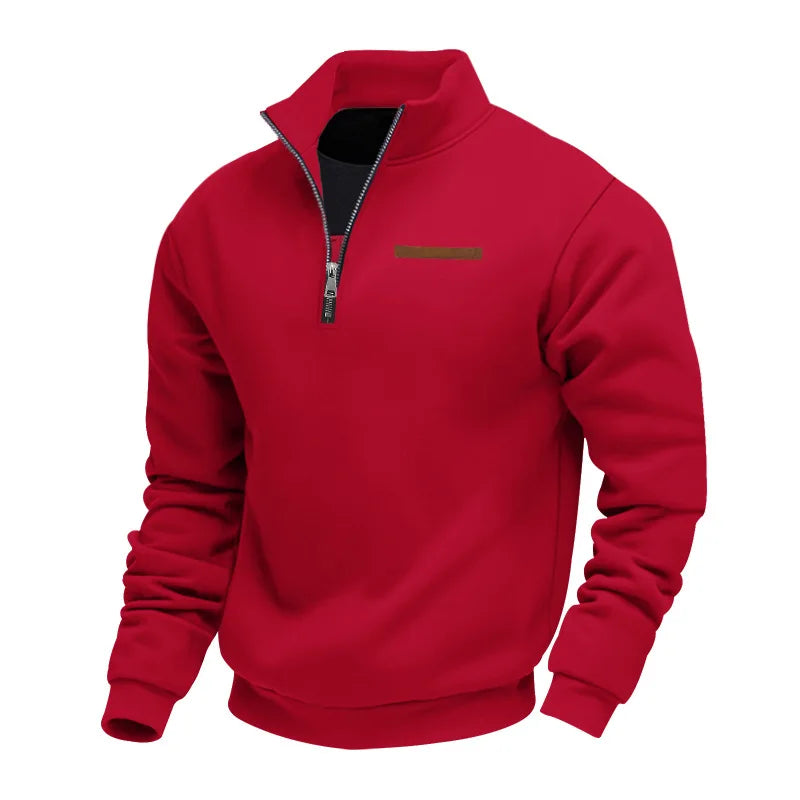Joseph | Men Casual Quarter-Zip Sweatshirt
