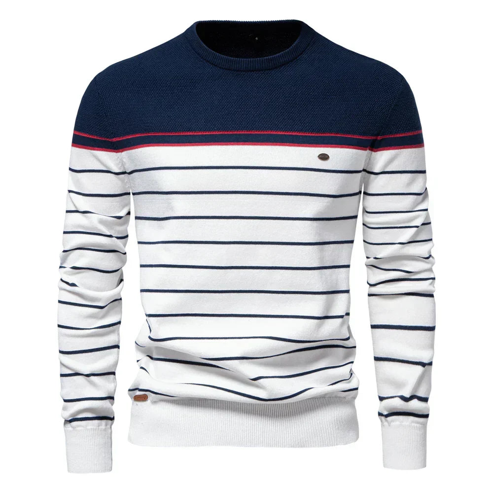 Patrick | Men Classic Striped Pullover Sweater