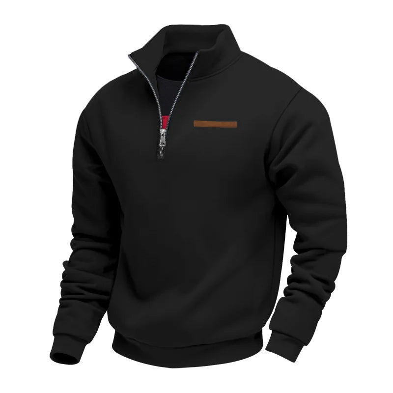 Joseph | Men Casual Quarter-Zip Sweatshirt