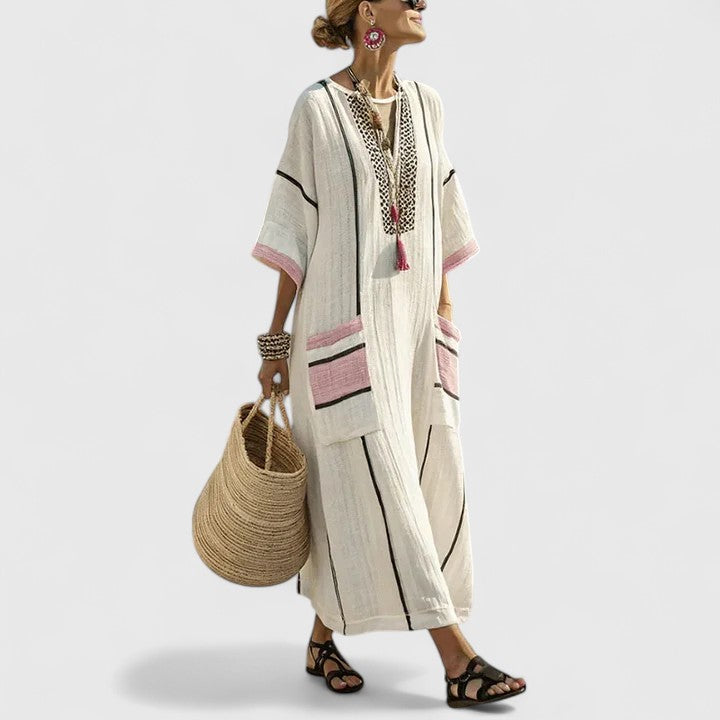 Victoria | Women Elegant Bohemian Maxi Dress