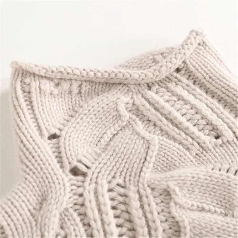 Lucy | Women Cable Knit Turtleneck Sweater