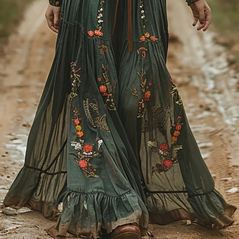 Elizabeth | Women Romantic Boho Maxi Dress