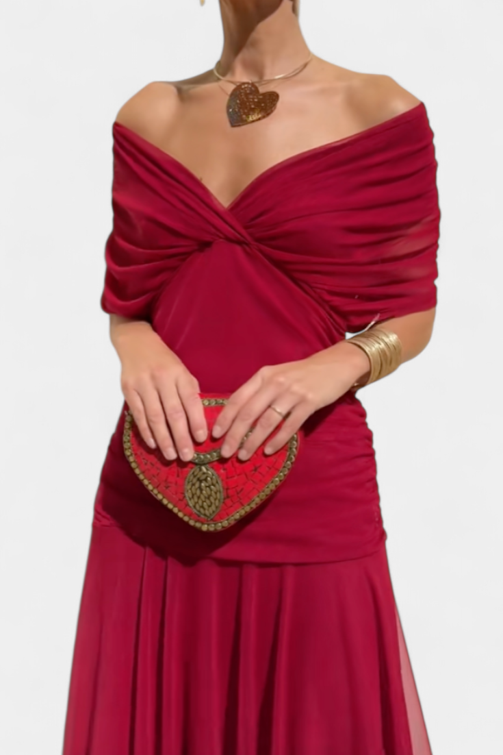 Olivia | Women Elegant Off-Shoulder Dress