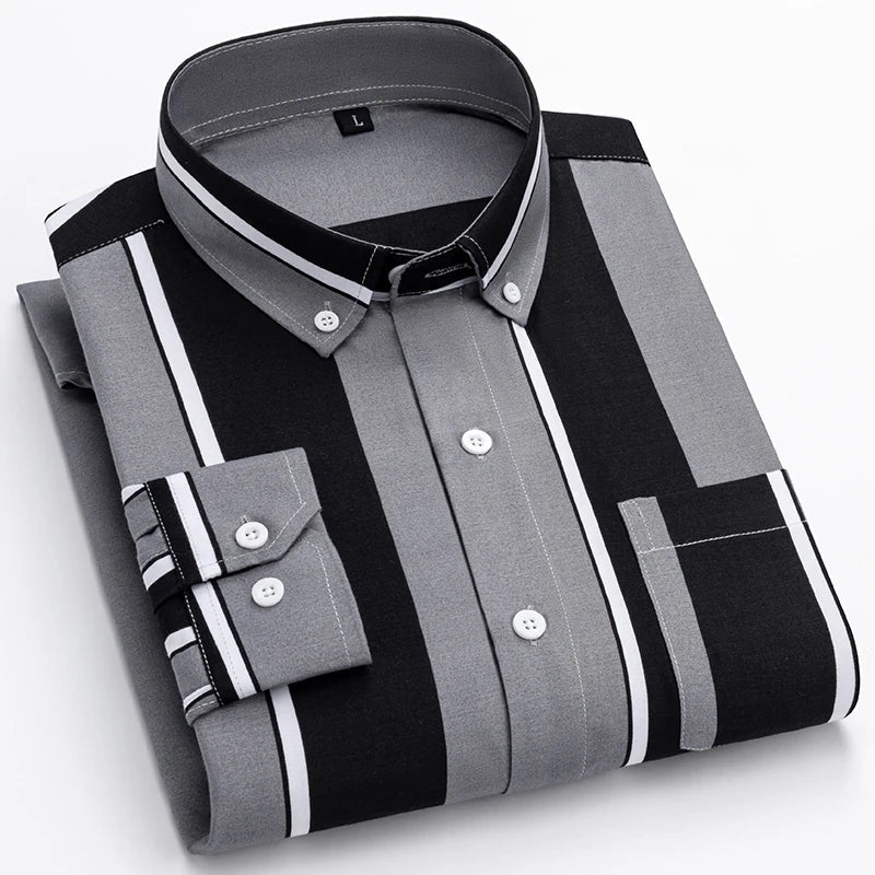 Nathan | Men Stylish Striped Casual Shirt