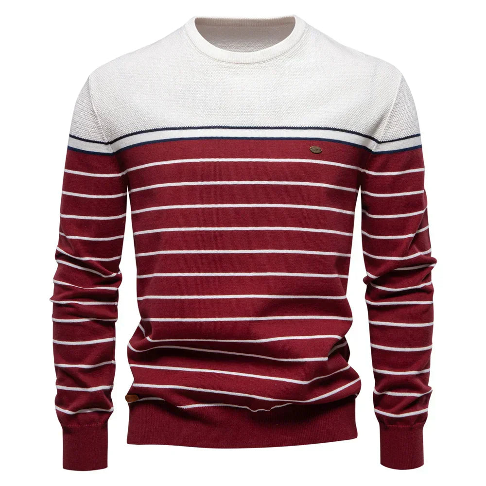 Patrick | Men Classic Striped Pullover Sweater