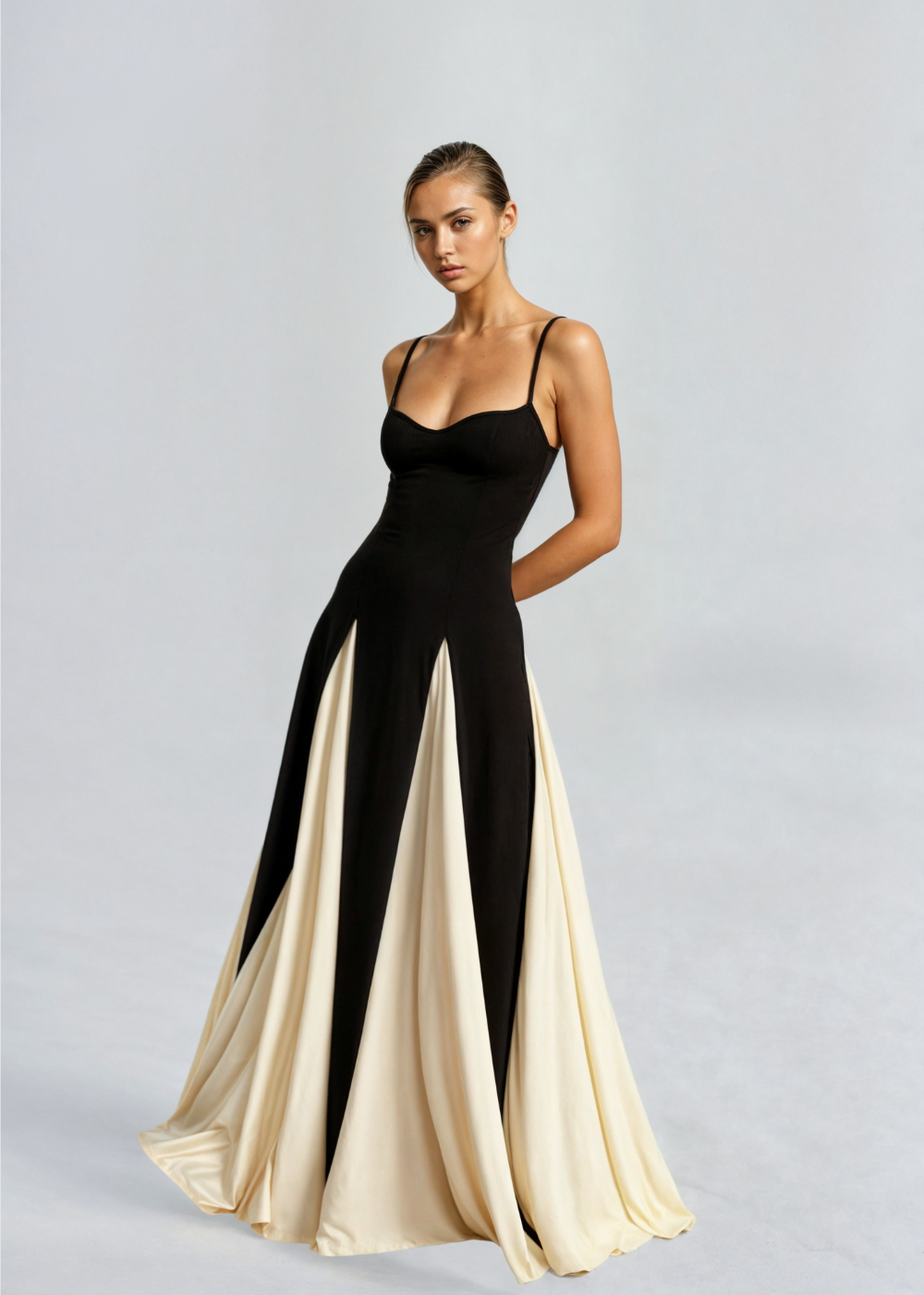 Florence | Women Elegant Panel Maxi Dress
