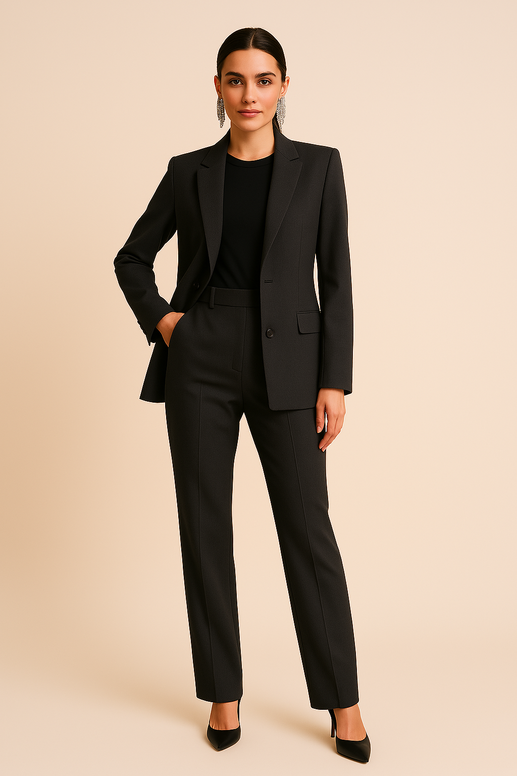 Freya | Women Tailored Summer Blazer Trouser Suit Set