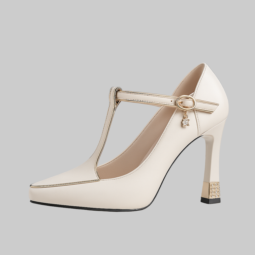 Eloise | Women Orthopedic T-Strap Heels