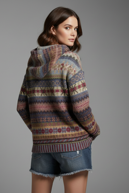 Emily | Women's Hoodie with Hood and Ribbed Cuffs