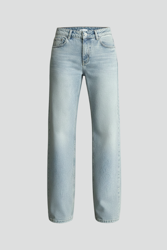Alana | Women’s Casual Low-Waist Straight-Leg Denim Jeans
