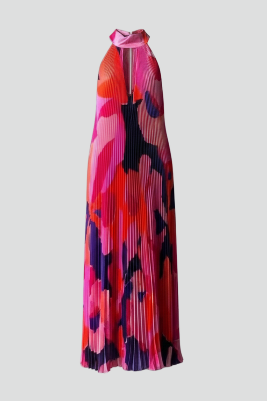 Payton | Women’s Sleeveless Pleated Skirt Maxi Dress