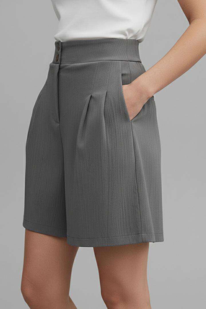 Kylie | Women’s High Waist Wide Leg Shorts