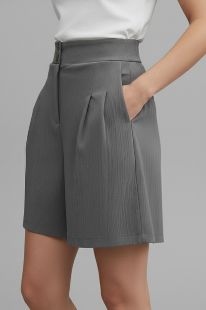 Kylie | Women’s High Waist Wide Leg Shorts