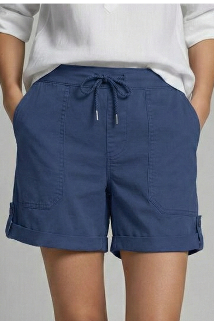 Megan | Women’s Drawstring Casual Pocket Shorts