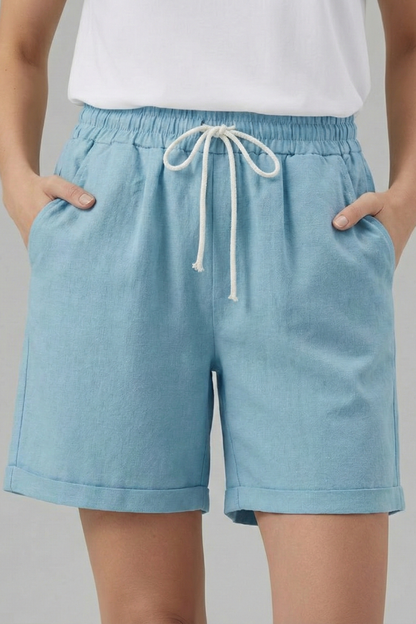 Josephine | Women’s Shorts With Drawstring Waist Pockets