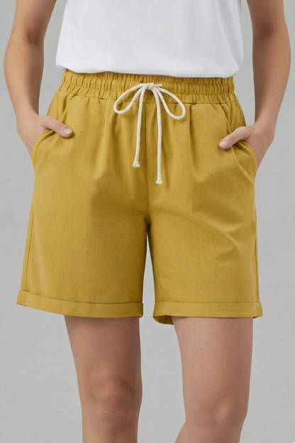 Josephine | Women’s Shorts With Drawstring Waist Pockets