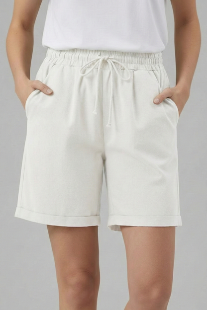 Josephine | Women’s Shorts With Drawstring Waist Pockets