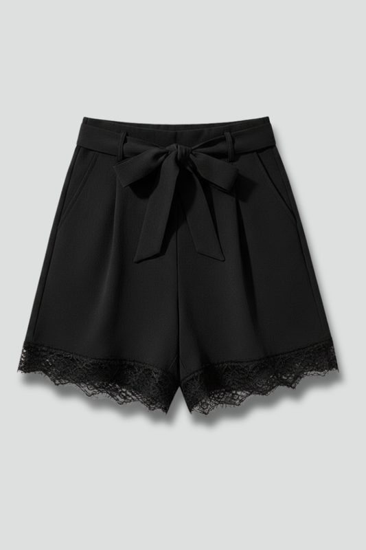 Kayla | Women’s Shorts With Tie Waist Trim