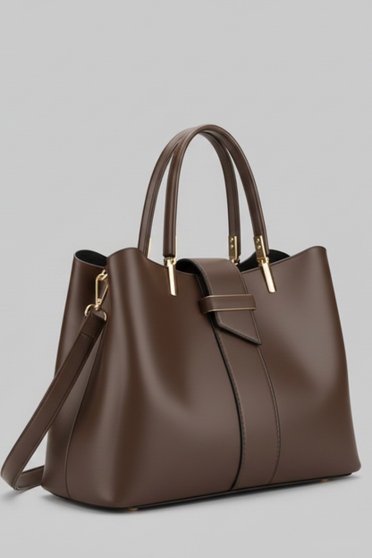 Margaret | Women’s Structured Shoulder Bag with Handles and Strap