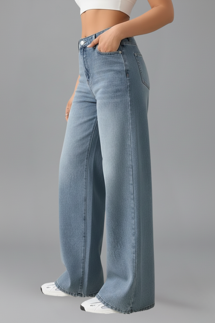 Victoria | Women’s High-Rise Wide-Leg Denim Jeans