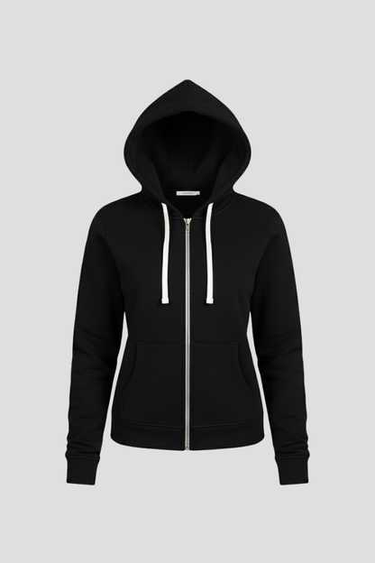 Isabella | Women’s Zip Hoodie with Drawstring Hood and Front Pockets