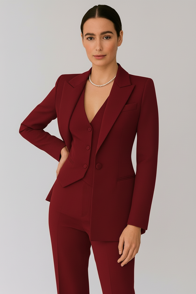 Holly | Women Tailored Three-Piece Suit Set