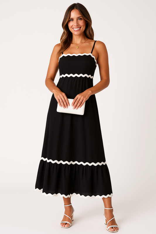 Ovrin | Women’s A Line Maxi Dress Spaghetti Straps