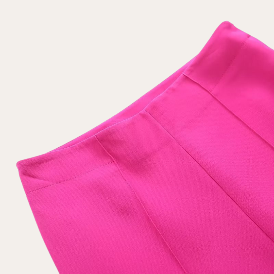 Faith | Women Belted Blazer Wide-Leg Trouser Set