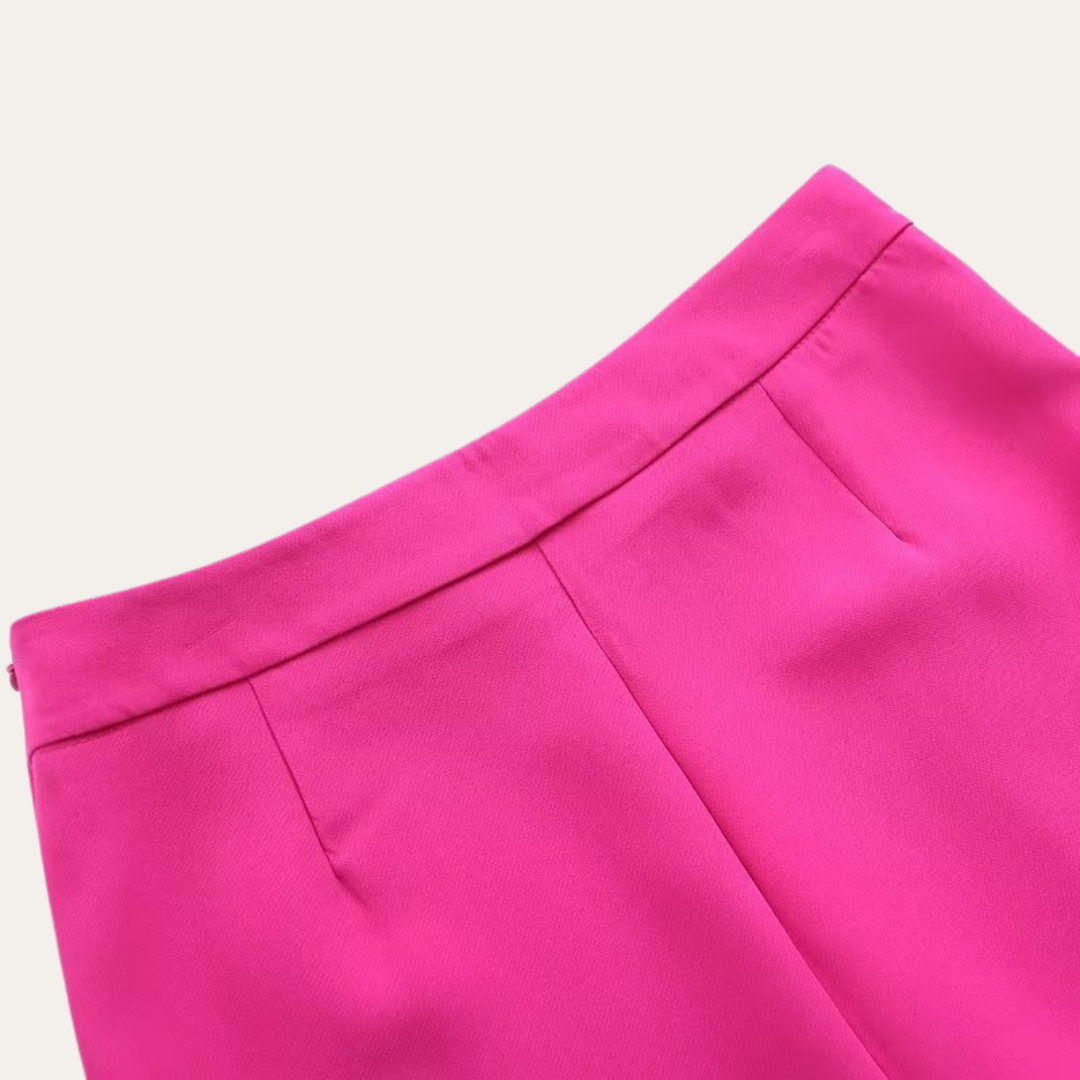 Faith | Women Belted Blazer Wide-Leg Trouser Set