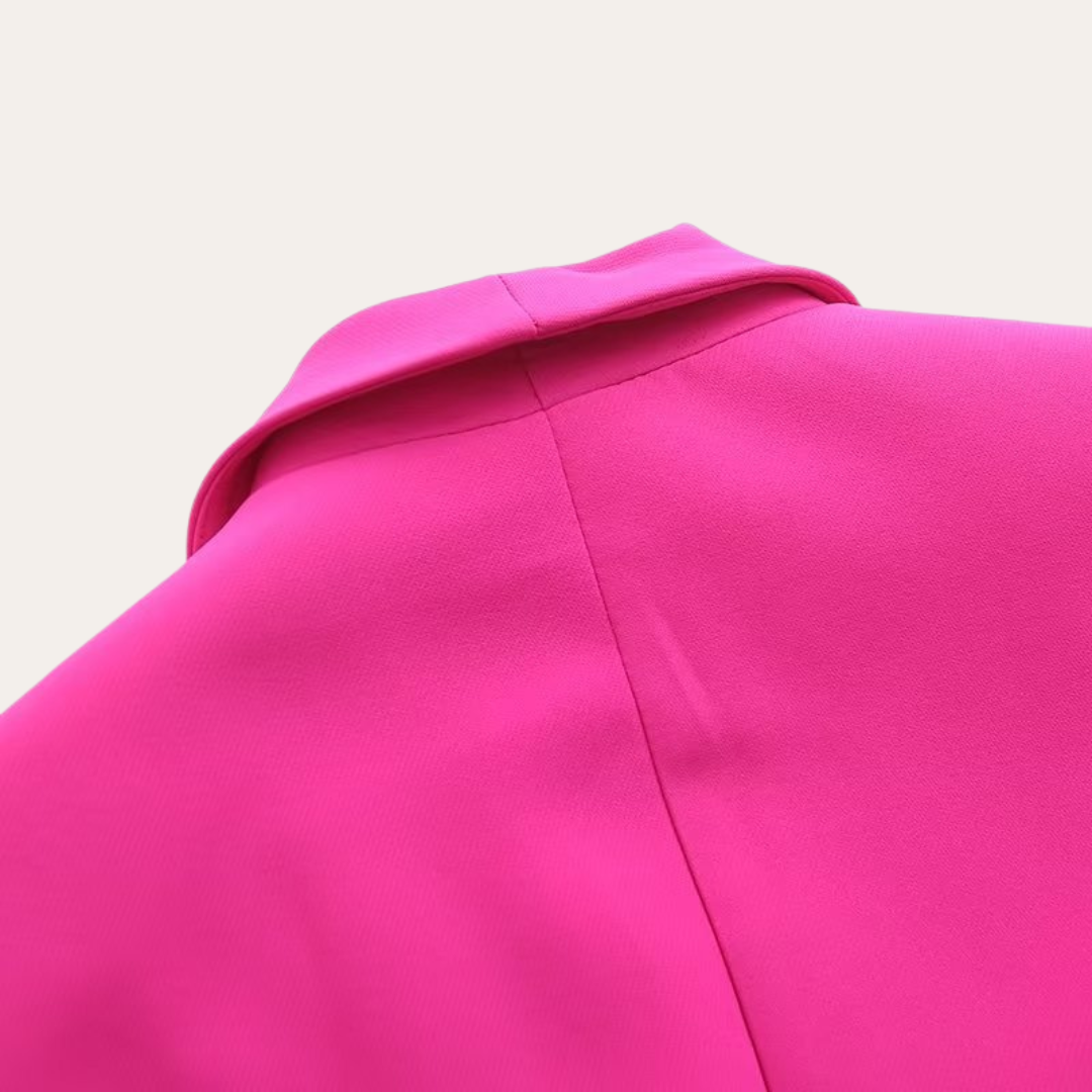 Faith | Women Belted Blazer Wide-Leg Trouser Set