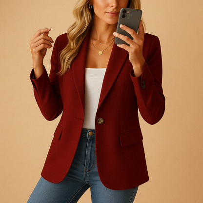 Faye | Women’s Fitted Tailored Blazer Jacket Style