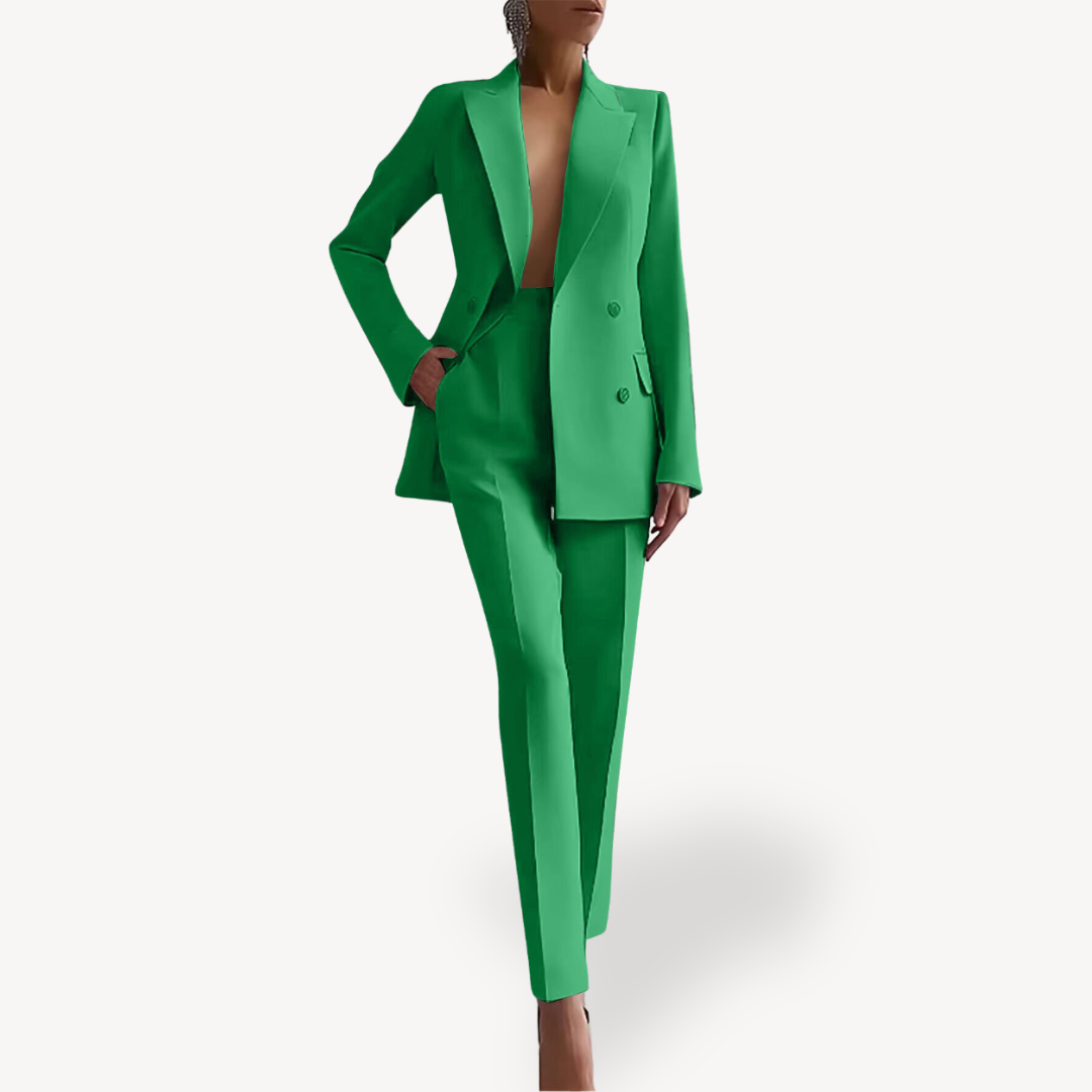 Grace | Women Tailored Single-Breasted Blazer Trouser Set
