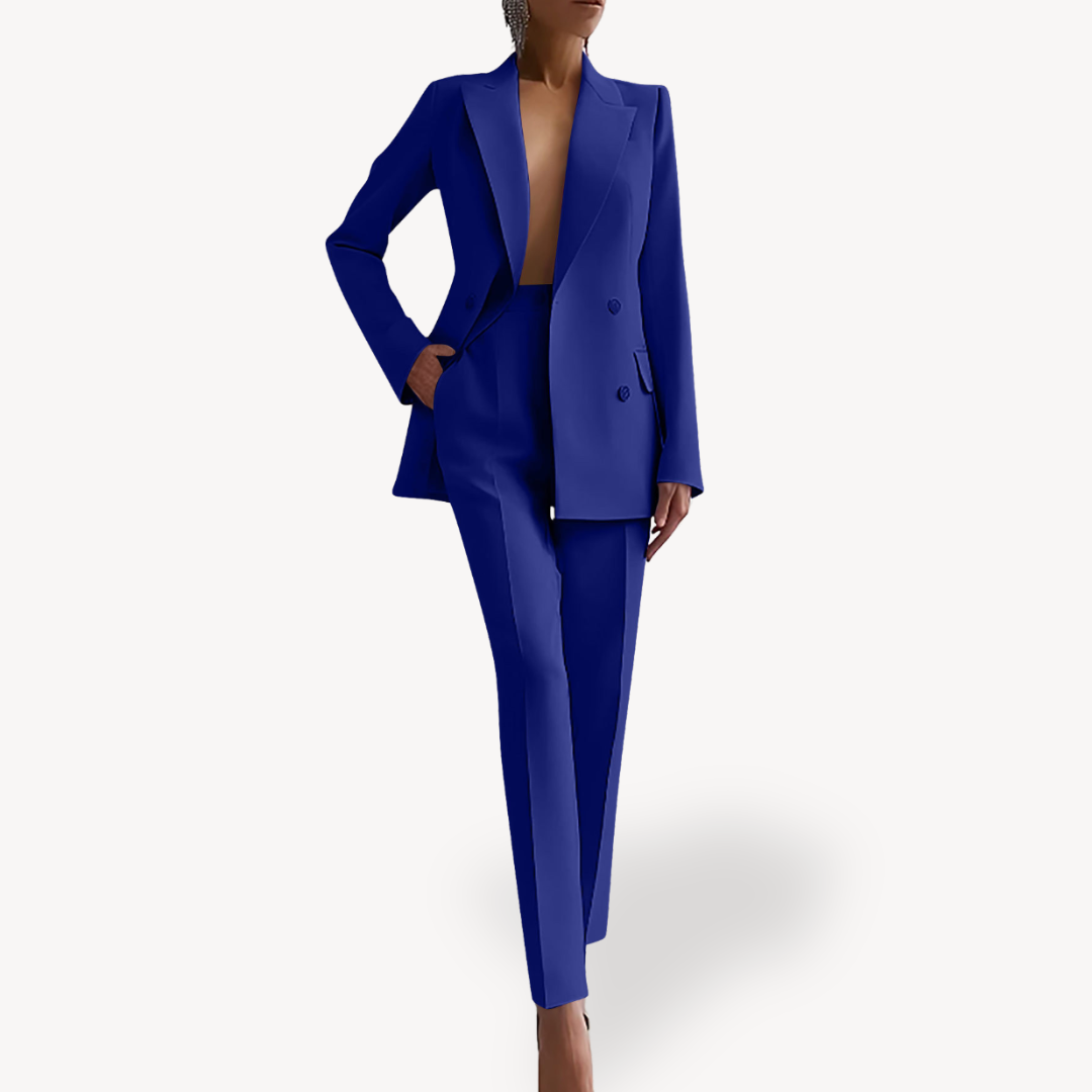 Grace | Women Tailored Single-Breasted Blazer Trouser Set