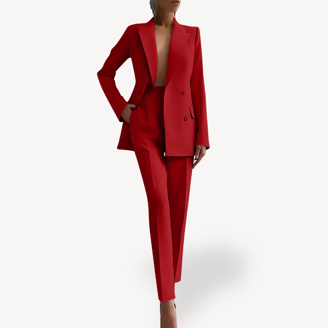 Grace | Women Tailored Single-Breasted Blazer Trouser Set