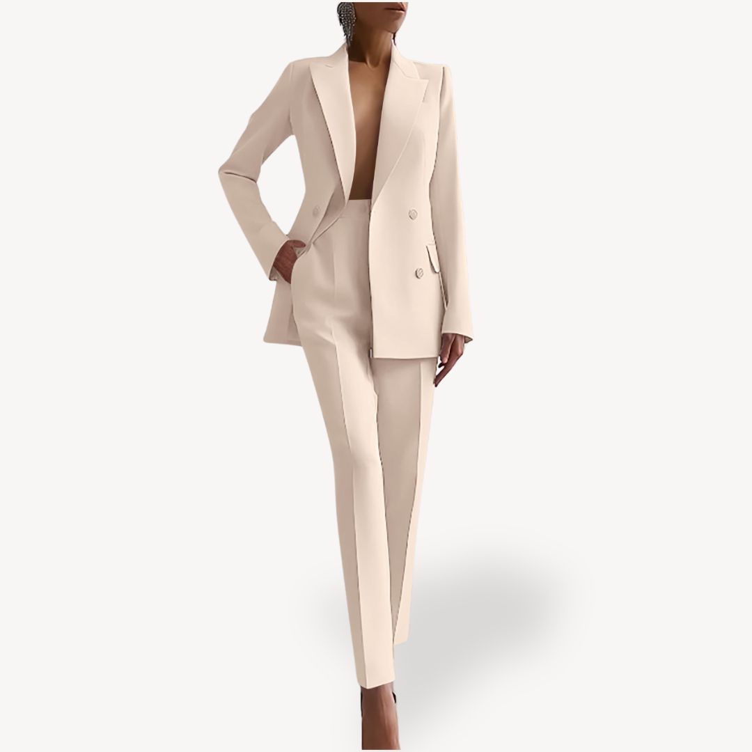 Grace | Women Tailored Single-Breasted Blazer Trouser Set