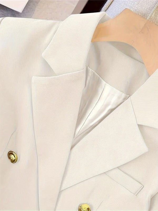 Eloise | Women Tailored Double-Breasted Button Blazer